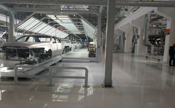 汽車制造廠選擇環(huán)氧地坪漆第一要素是價格嗎？-北京航特