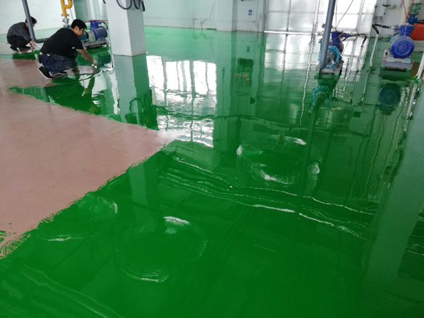 環(huán)氧不發(fā)火地坪工程案例-河北省唐山市柯瑞化工廠