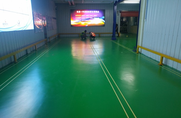 長(zhǎng)春一汽富維高新車(chē)間|聚氨酯超耐磨地坪項(xiàng)目