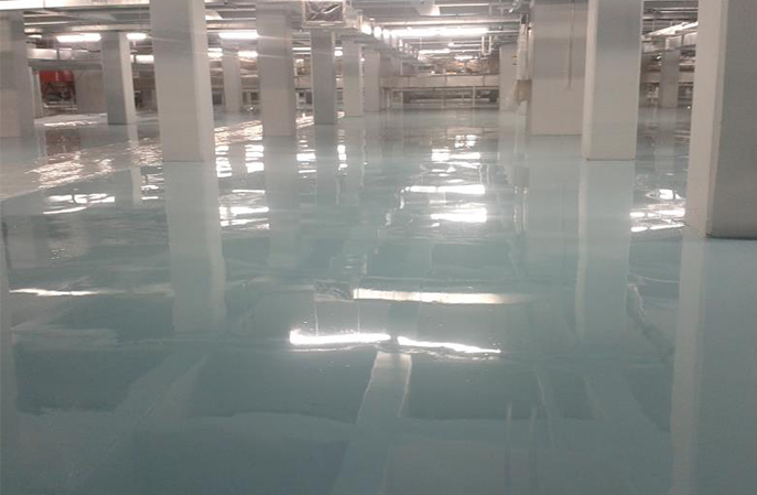 解析聚氨酯防靜電地坪工程