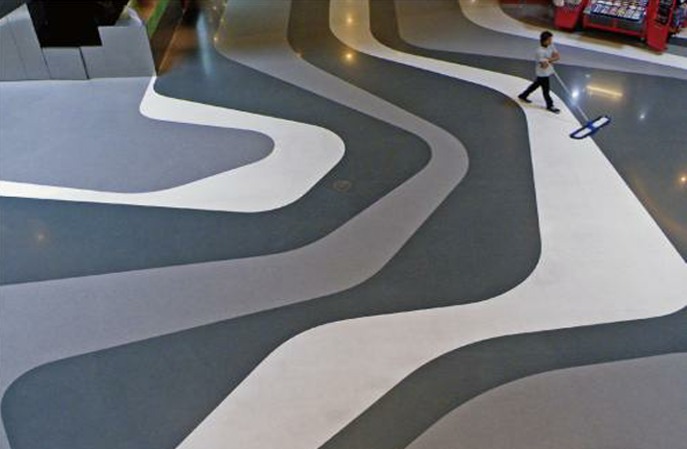 可以用抹平機施工的環(huán)氧磨石施工流程