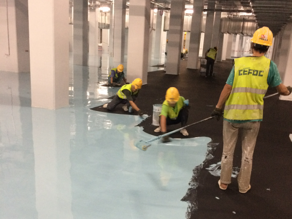 電子行業(yè)防靜電地坪