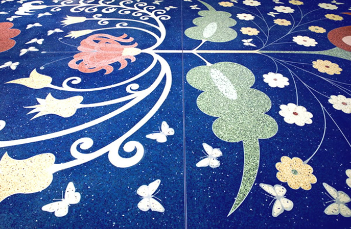 這家環(huán)氧磨石地坪的耐臟性能，絕了！