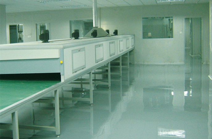 生物制藥廠使用的環(huán)氧防靜電自流平地坪