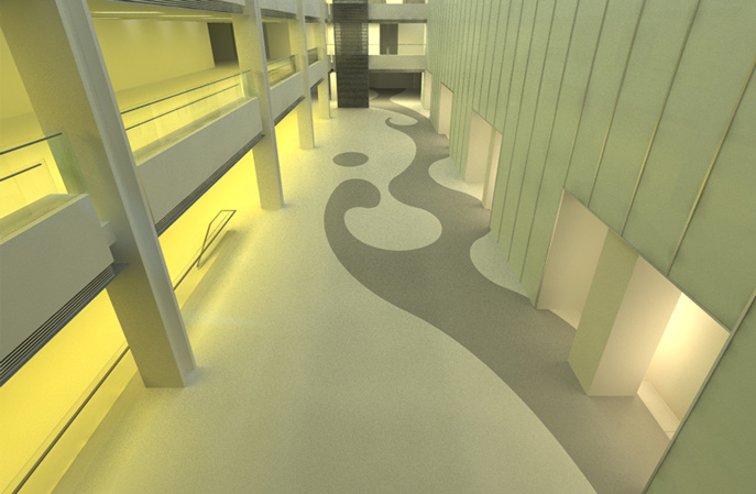 艾特石環(huán)氧磨石地面，讓美術(shù)館綻放獨(dú)特藝術(shù)光彩