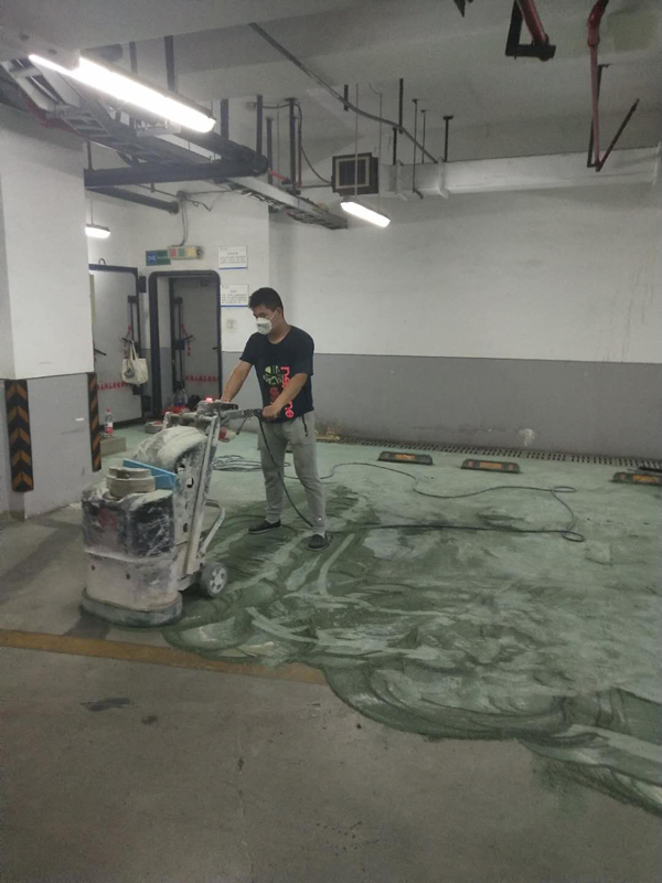 環(huán)氧地坪車庫施工