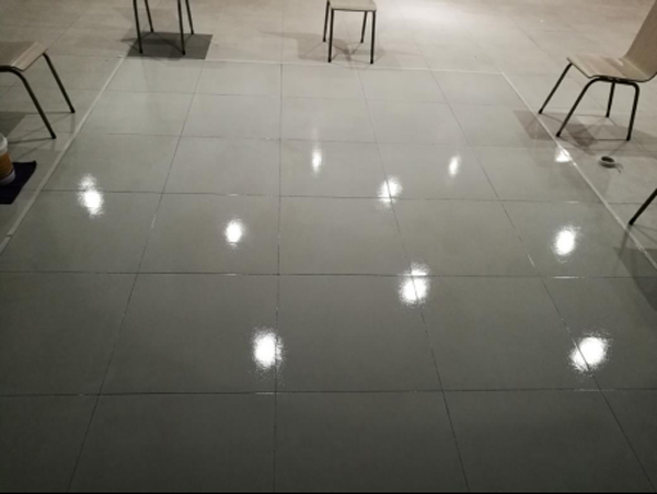 超市地磚地面翻新