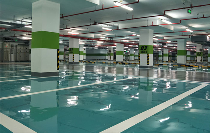 商業(yè)地下停車場使用環(huán)氧地坪漆到底有什么優(yōu)點呢
