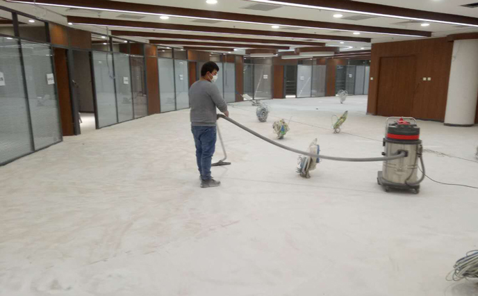 塑立得地坪漆在醫(yī)院PVC地面施工流程解析