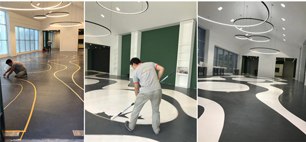 塑立得面層施工